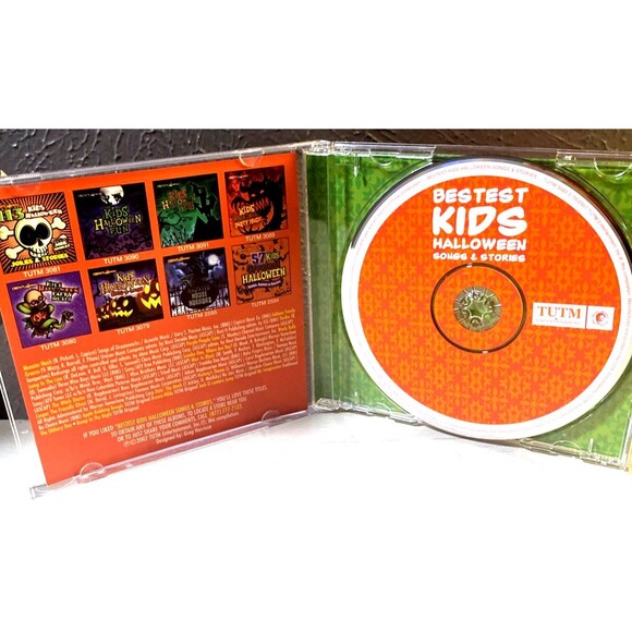 Bestest Kids Halloween Songs & Stories by The Hit Crew (CD, Turn Up the Music) - Picture 3 of 3